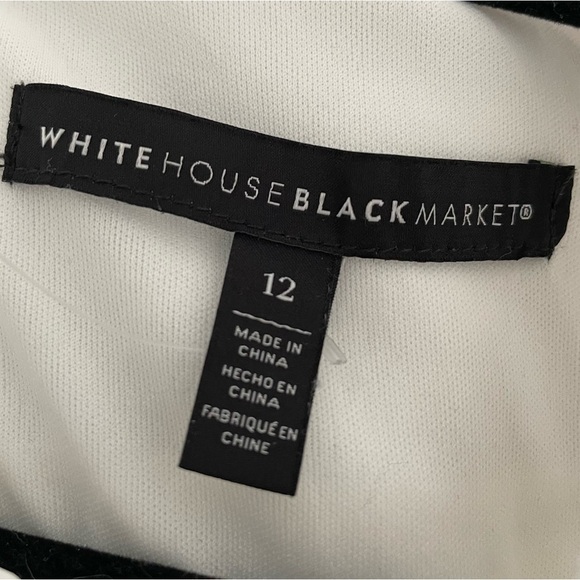 White House Black Market Women’s Sleeveless Fit and Flare Dress - Picture 4 of 5